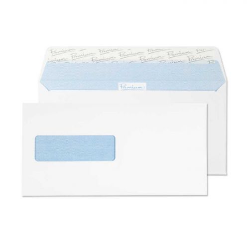 Blake Premium Office Ultra White Wove Wallet Peel and Seal Norwegian Window DL (Pk 500) Code 32286NR