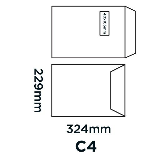 A colour capable of generating great power, Storm Grey will give added depth to your mailings, perfect for standing out from everyday mail. With the window ideal for showcasing addresses.