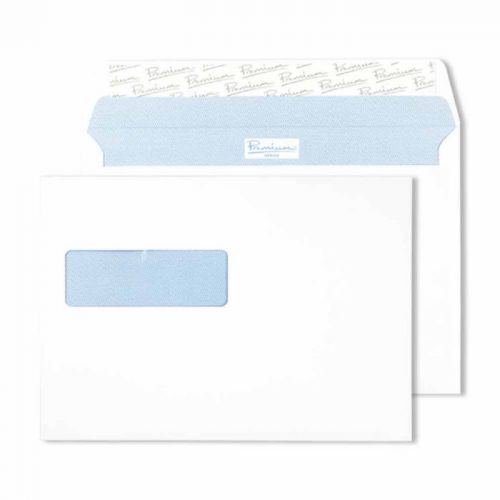 Blake Premium Office Ultra White Wove Wallet Peel and Seal Norwegian Window C5 (Pk 500) Code 34286NR