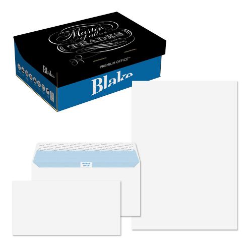 Blake Premium Office SOHO Ultra White Wove 120gsm Paper A4 Pk250 and Envelopes DL Pk50 Code 34670