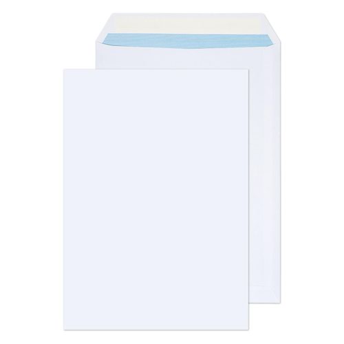 Langstane Envelopes C4 Ultra White Pocket 120gsm Peel & Seal [Box 250] 34891