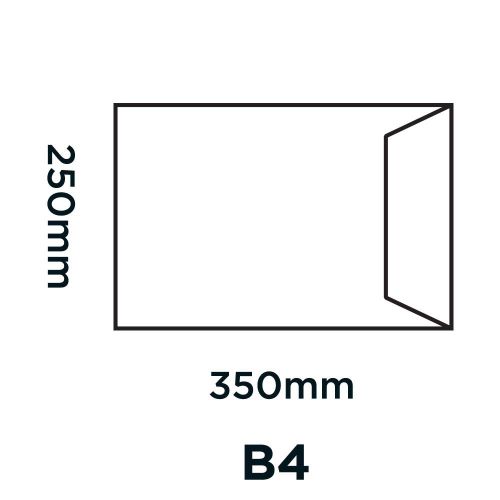 Blake Purely Packaging Jet Black Peel & Seal Pocket 250X350mm 70Mu Pack 100 Code Mtb350 3P