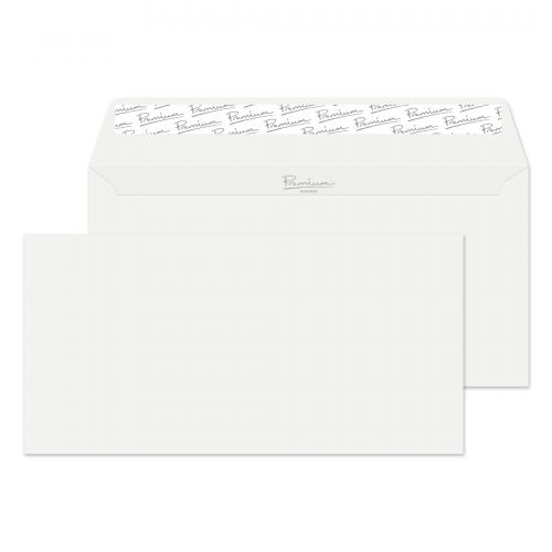 Blake Premium Business Wallet Peel and Seal High White Wove DL 110x220mm 120gsm (Pk 500) Code 35882