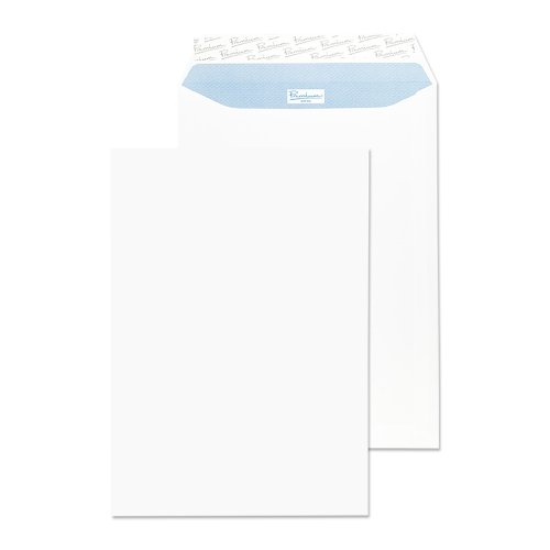 Blake Premium Office Ultra White Wove Peel & Seal Pocket 324x229mm 120gsm Pack 20 Code 36112