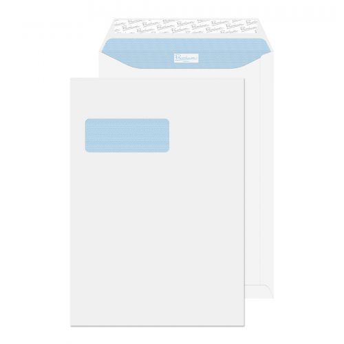 Blake Premium Office Ultra White Wove Pocket Peel and Seal Dutch Window C4 (Pack 250) Code 36166NL