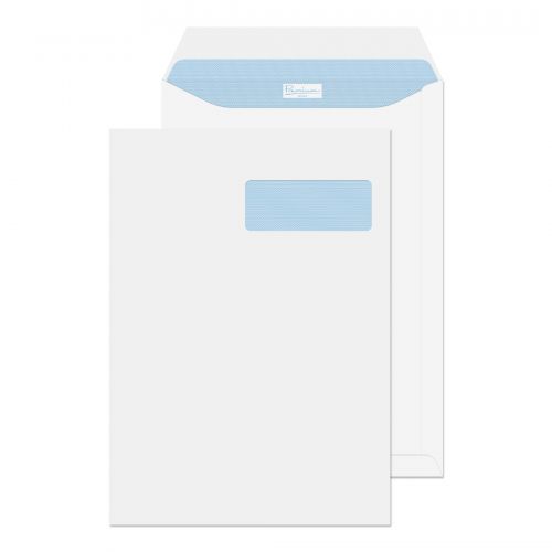 Blake Premium Office Ultra White Wove Pocket Peel and Seal Swedish Window C4 (Pack 250) Code 36176SE