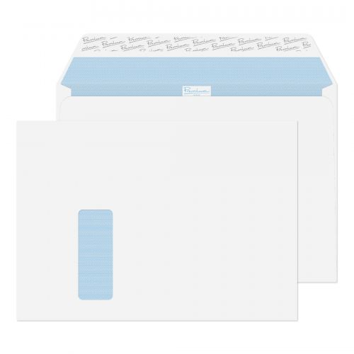 Blake Premium Office Wallet Window Peel and Seal Ultra White Wove C4 120gsm (Pack 250) Code 36216