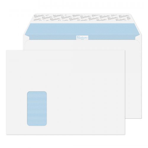 Blake Premium Office Wallet Window Peel and Seal Ultra White Wove C4 120gsm (Pack 250) Code 36217