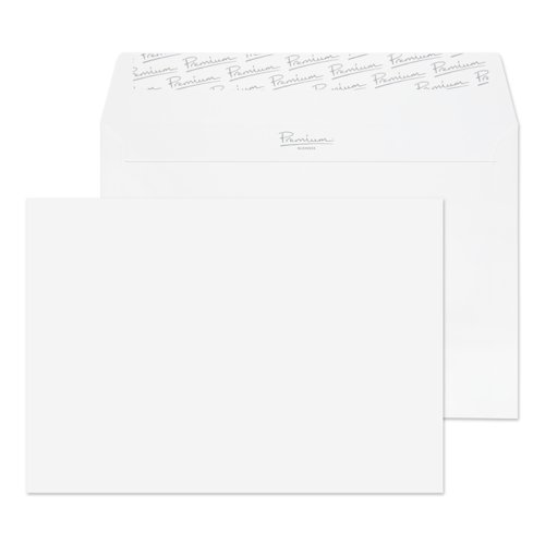 Blake Premium Business Wallet Peel and Seal Diamond White Wove C5 162x229mm 120gsm (Pk50) Code 36455