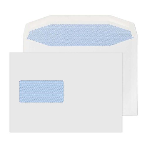 Blake Purely Everyday White Window Gummed Mailer 162x229mm 90gsm Pack 500 Code 3708
