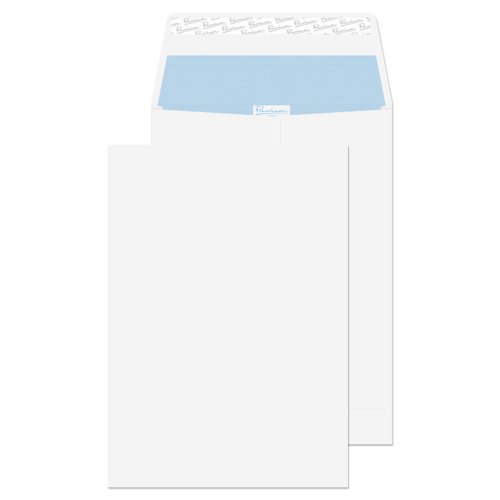 604959 Blake Premium Office Ultra White Wove Peel & Seal Gusset Pocket 324X229X25 140G Pk100 Code 37115 3P