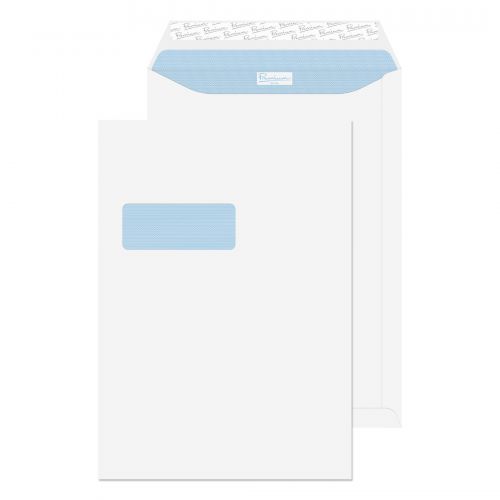 Blake Premium Office Pocket Window Peel and Seal Ultra White Wove B4 120gsm (Pack 250) Code 38116