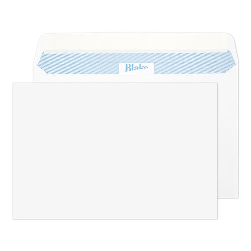 Blake Premium Office Ultra White Wove Peel & Seal Wallet 152x229mm 120gsm Pack 500 Code 39115