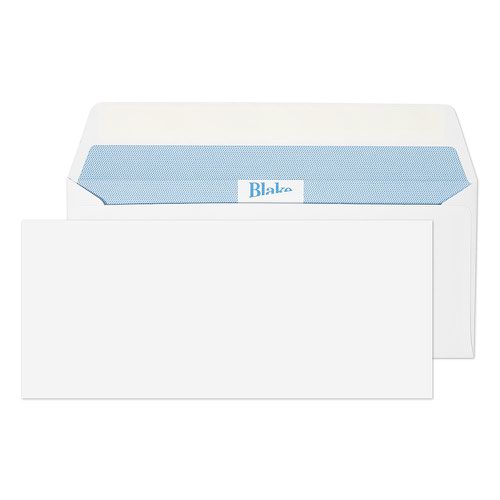 Blake Premium Office Ultra White Wove Peel & Seal Wallet 105x241mm 120gsm Pack 500 Code 39215
