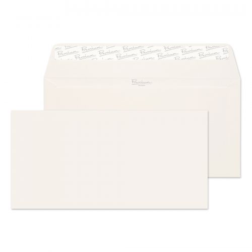 Blake Premium Business Wallet Envelope DL Peel and Seal Plain 120gsm High White Laid (Pack 50) - 39255