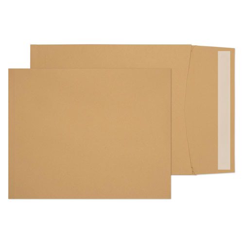 Langstane Gusset Envelopes 12x10x1 Manilla 140gsm Peel & Seal 4040 [Box 125]