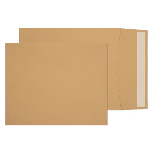 Blake Purely Packaging Manilla Peel & Seal Gusset Pocket 305X250X25mm 140Gm2 Pack 125 Code 4040 3P
