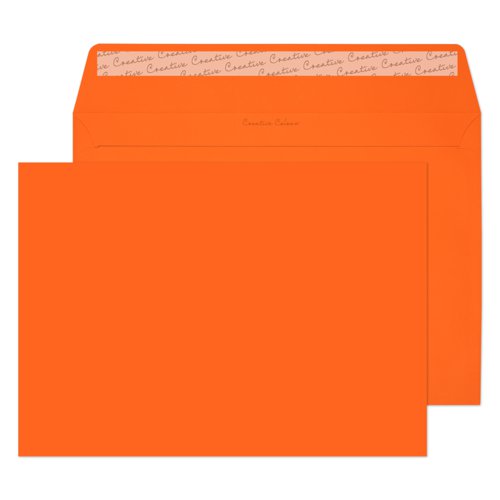 Blake Creative Colour Pumpkin Orange Peel & Seal W allet 229X324mm 120Gm2 Pack 250 Code 405 3P