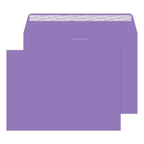 Blake Creative Colour Summer Violet Peel & Seal Wallet 229X324mm 120Gm2 Pack 250 Code 411 3P  604615