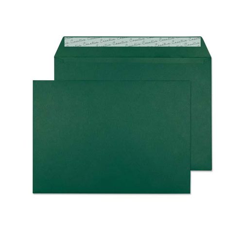 Blake Creative Colour British Racing Green Peel & Seal Wallet 229X324mm 120Gm2 Pack 250 Code 421 3P