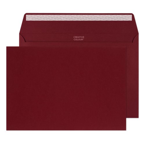 Blake Creative Colour Bordeaux Peel & Seal Wallet 229X324mm 120Gm2 Pack 10 Code 63422 3P