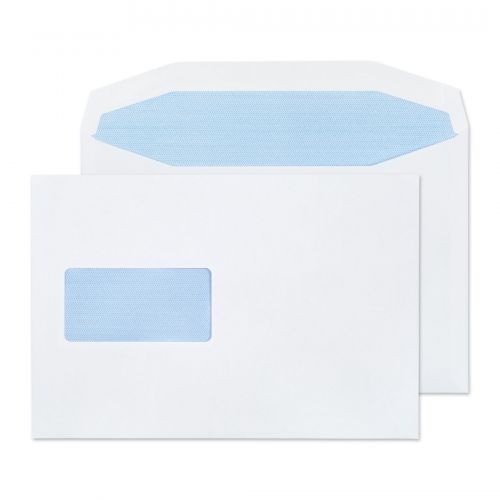 Blake Purely Everyday Mailer Envelope C5 Plus 162x235mm Gummed Window 90gsm White (Pack 500)