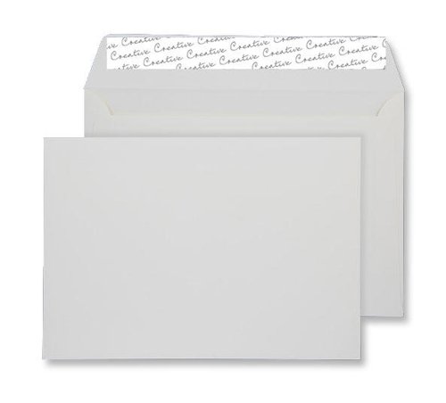 Blake Senses Pure White Peel & Seal Wallet 162x229mm 145gsm Pack 20 Code 44FT346