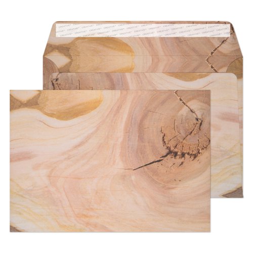 Blake Senses Natural English Oak Peel & Seal Wallet 162x229mm 135gsm Pack 20 Code 44NT353