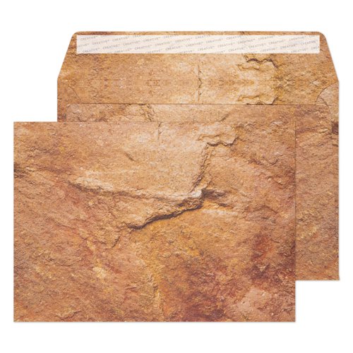 Blake Senses Yorkshire Sandstone Peel & Seal Wallet 162x229mm 135gsm Pack 20 Code 44NT355