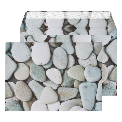 Blake Senses Purbeck Pebbles Peel & Seal Wallet 162x229mm 135gsm Pack 20 Code 44NT357