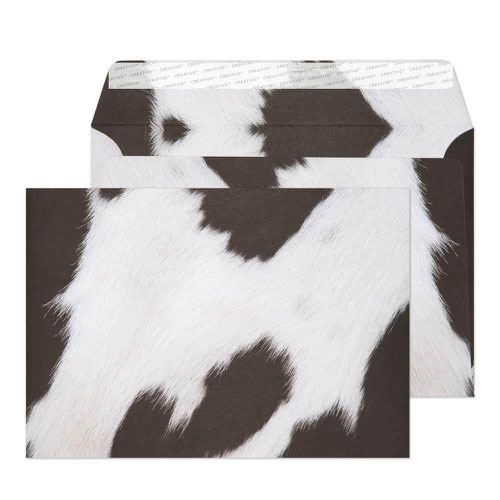 Blake Creative Senses Friesian Cow Hide Peel & Seal Wallet 162x229mm 135gsm Pack 20 Code 44NT359