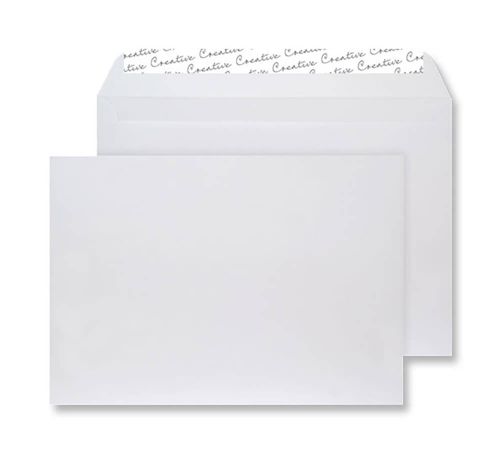 Smooth velvet touch paper C5 envelopes in a beautiful white shade. The perfect envelope for special mailing or campaigns, this envelope will always get noticed.