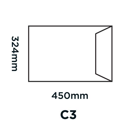 605238 Blake Purely Packaging Graphite Grey Peel & Seal Pocket 450X324mm 70Mu Pack 50 Code Mtgg450 3P