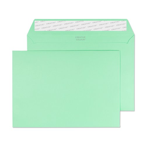 Blake Creative Colour Spearmint Green Peel & Seal Wallet 162X229mm 120Gm2 Pack 25 Code 45317 3P