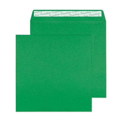 Blake Creative Colour Avocado Green Peel & Seal Square Wallet 220X220mm 120Gm2 Pack 250 Code 508 3P
