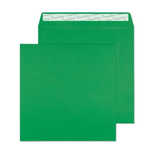 Blake Creative Colour Avocado Green Peel & Seal Sq uare Wallet 220X220mm 120Gm2 Pack 250 Code 508 3P