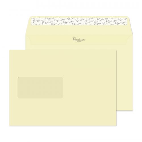 Blake Premium Business Wallet Window Peel and Seal Vellum Wove C5 162x229 120gsm (Pk 500) Code 51708