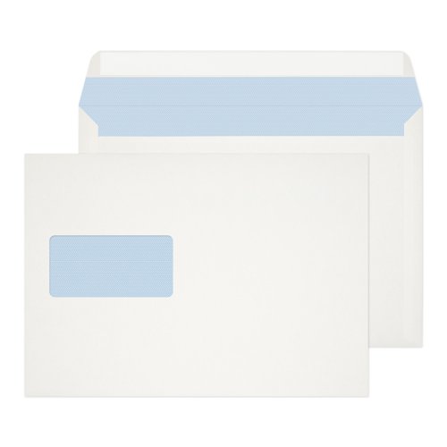 Blake Everyday White Peel and Seal Wallet Window 176x250mm 90gsm Pack 500 Code 5504
