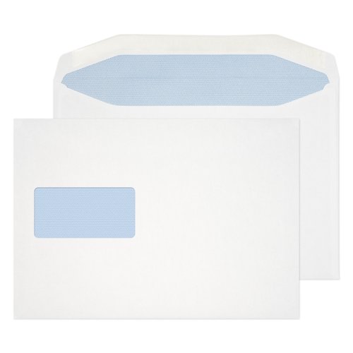 Blake Everyday White Window Gummed Mailer 178x254mm 90gsm Pack 500 Code 5508
