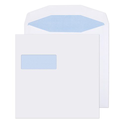 Blake Purely Everyday White Window Self Seal Wallet 220X220mm 100Gm2 Pack 250 Code 5702 3P Blake Envelopes