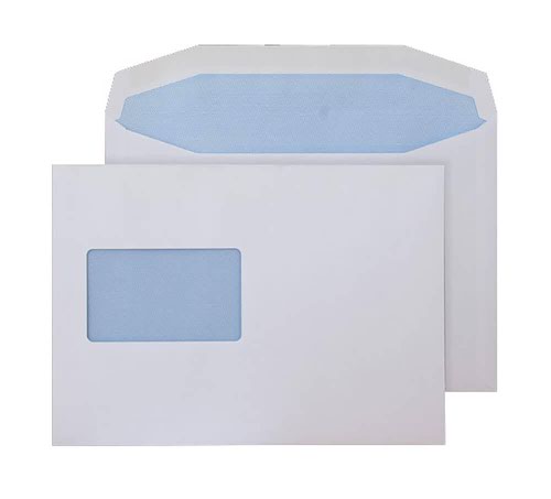 Blake Purely Everyday White Window Gummed Mailer 162x235mm 90gsm Pack 500 Code 5802CBC