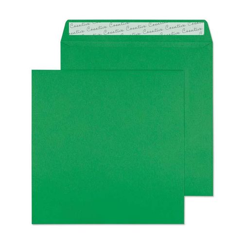 Blake Creative Colour Avocado Green Peel & Seal Square Wallet 160X160mm 120Gm2 Pack 500 Code 608 3P