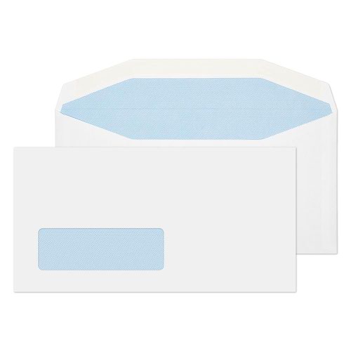 Blake Purely Everyday White Window Gummed Mailer 121x235mm 90gsm Pack 1000 Code 6114LW