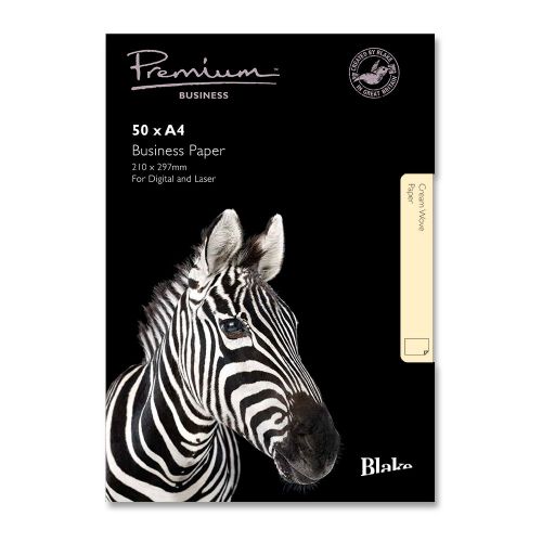 Blake Premium Business Paper A4 120gsm Cream Wove (Pack 50) - 61676 Plain Paper 14155BL