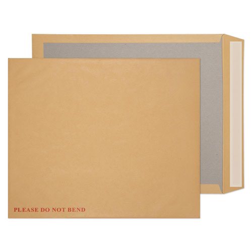 Blake Purely Packaging Manilla Peel & Seal Board B ack Pocket 444X368mm 120Gm2 Pack 50 Code 6200 3P
