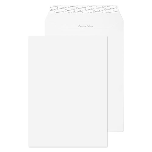 Blake Creative Colour Ice White Peel & Seal Pocket 324X229mm 120Gm2 Pack 10 Code 63950 3P