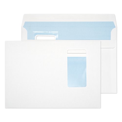 Blake Purely Everyday Wallet Envelope C5 Self Seal Window 100gsm White (Pack 500) - 6805PW  35211BL