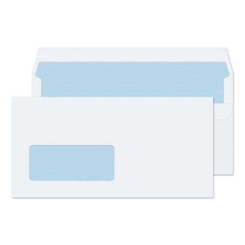 Blake Purely Everyday White Window Self Seal Wallet 110X220mm 100Gm2 Pack 500 Code 7774 3P
