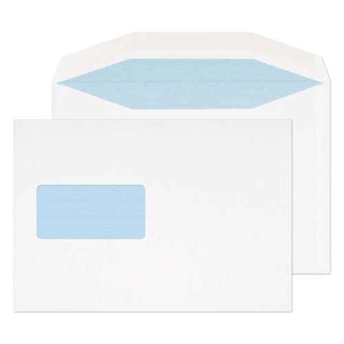 Blake Purely Everyday White Window Gummed Mailer 162x235mm 110gsm Pack 500 Code 8408