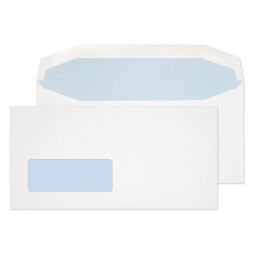 Blake Purely Everyday White Window Gummed Mailer 1 10X220mm 110Gm2 Pack 1000 Code 8702 3P
